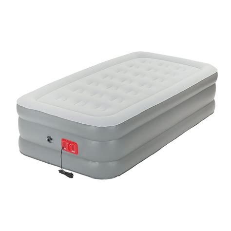 coleman twin air mattress double high|coleman twin inflatable mattress.